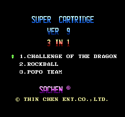 Super Cartridge Ver 9 - 3 in 1 (Asia) (Ja) (Unl) box art